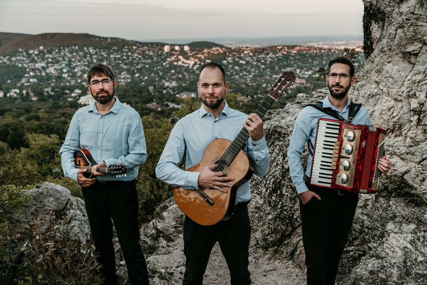 The Pint Band ír folk koncert közben